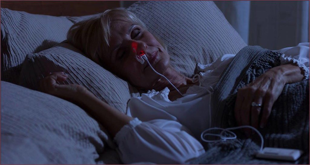 fotobiomodulación intranasal mujer